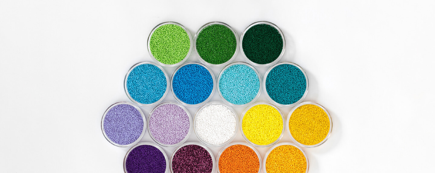 Masterbatches in verschiedenen Farben